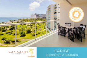 CARIBE Beachfront 2 BR - Incredible Oceanview